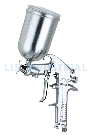 F75 Gravity Airbrush Sprayer โลหะผสมสี Atomizer เครื่องมือ ภาพวาดรถ