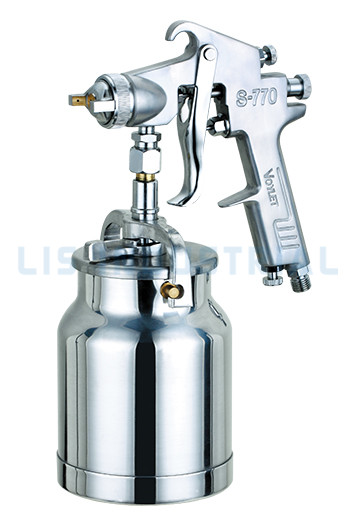 S770S ปืนสเปรย์ 1000ML Airbrush Alloy ภาพวาด Atomizer เครื่องมือ